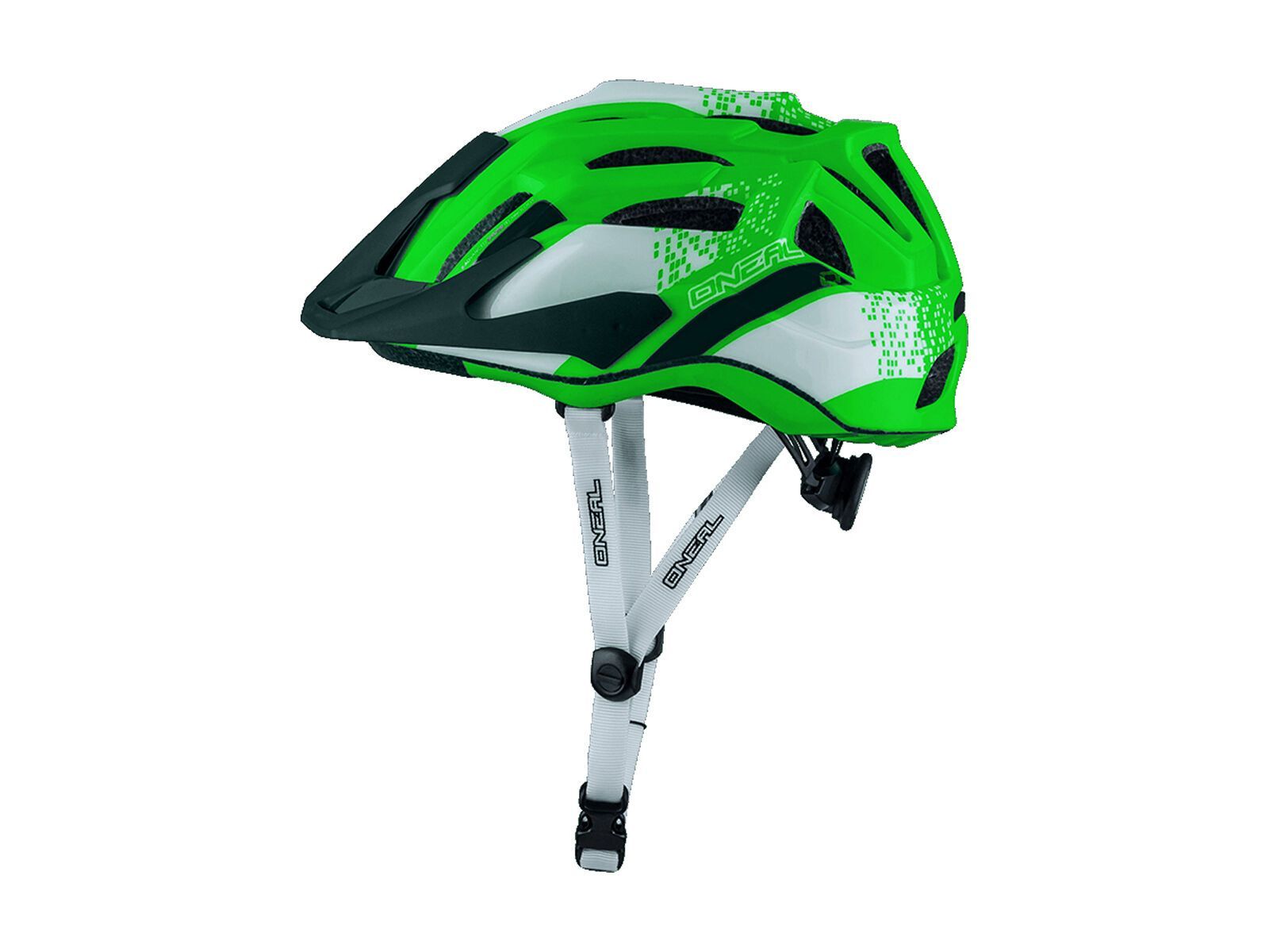 ONeal Q Fidlock Helmet, white/green - Bild 1