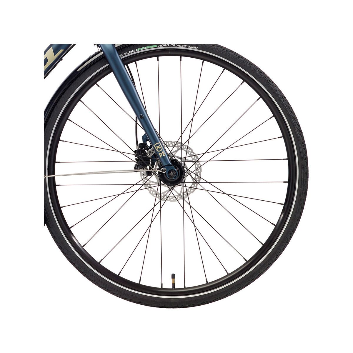 Kona Dew Deluxe 700C, matt denim blue w/ tan decals - Bild 3