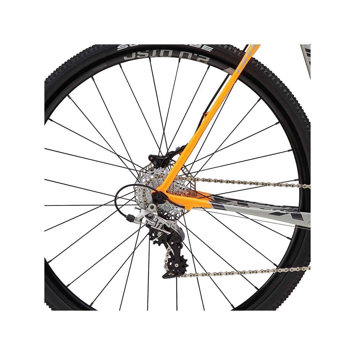 Cannondale SuperX Rival CX 1, primer grey w/ acid orange and charcoal grey, matte - Bild 4