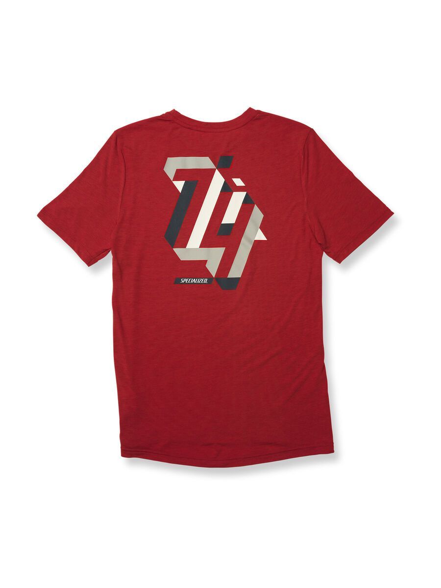 Specialized Drirelease 74 T-Shirt, red heather/cream - Bild 2
