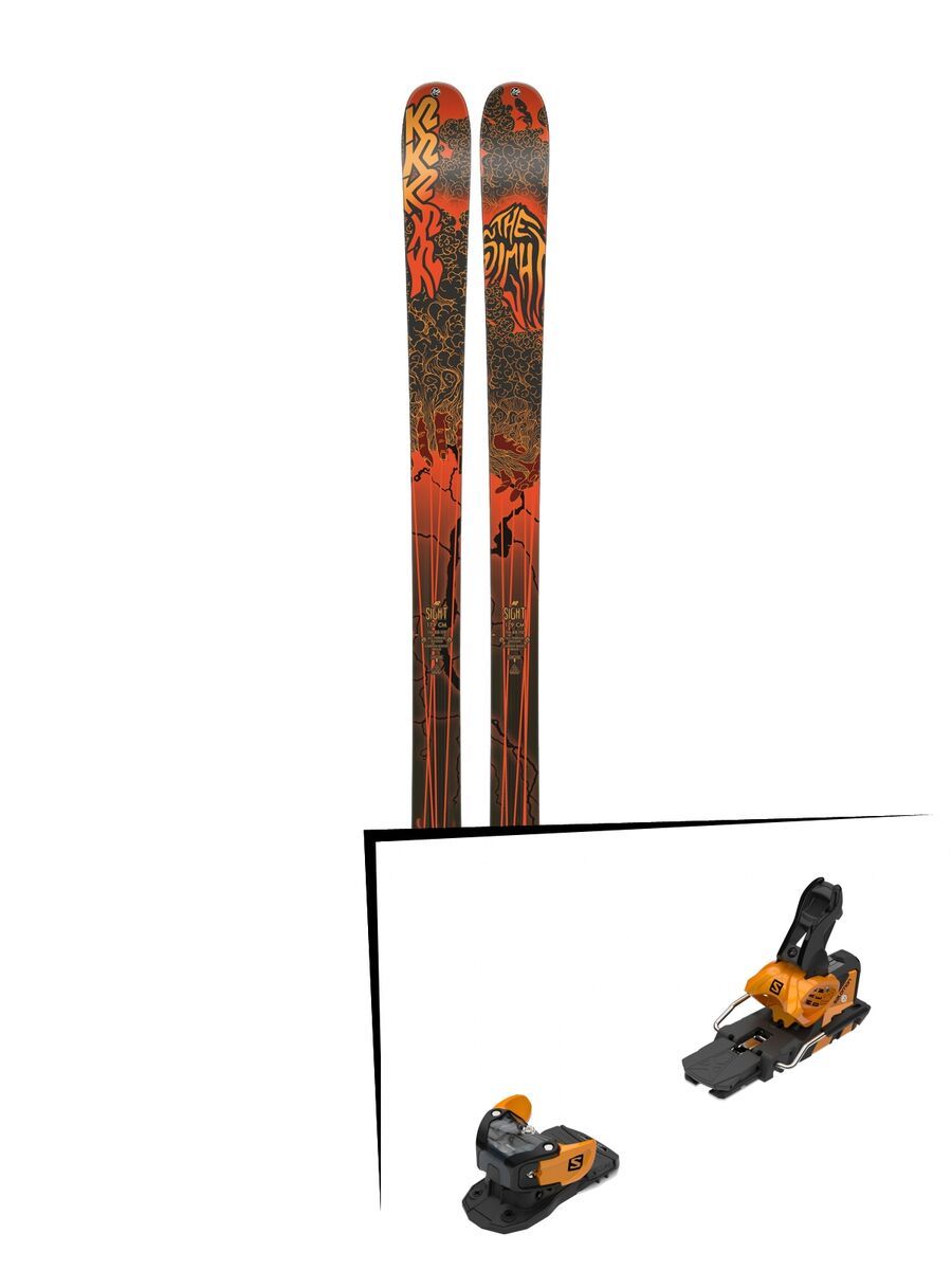 Set: K2 SKI Sight 2019 + Salomon Warden MNC 13 saffron/black - Bild 1