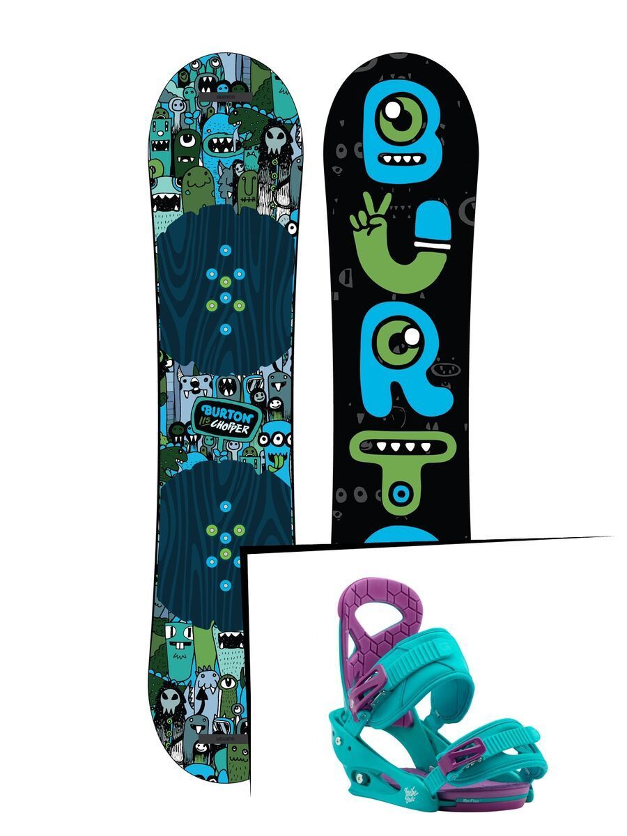 Set: Burton Chopper 2019 + Burton Scribe Smalls frostberry - Bild 1