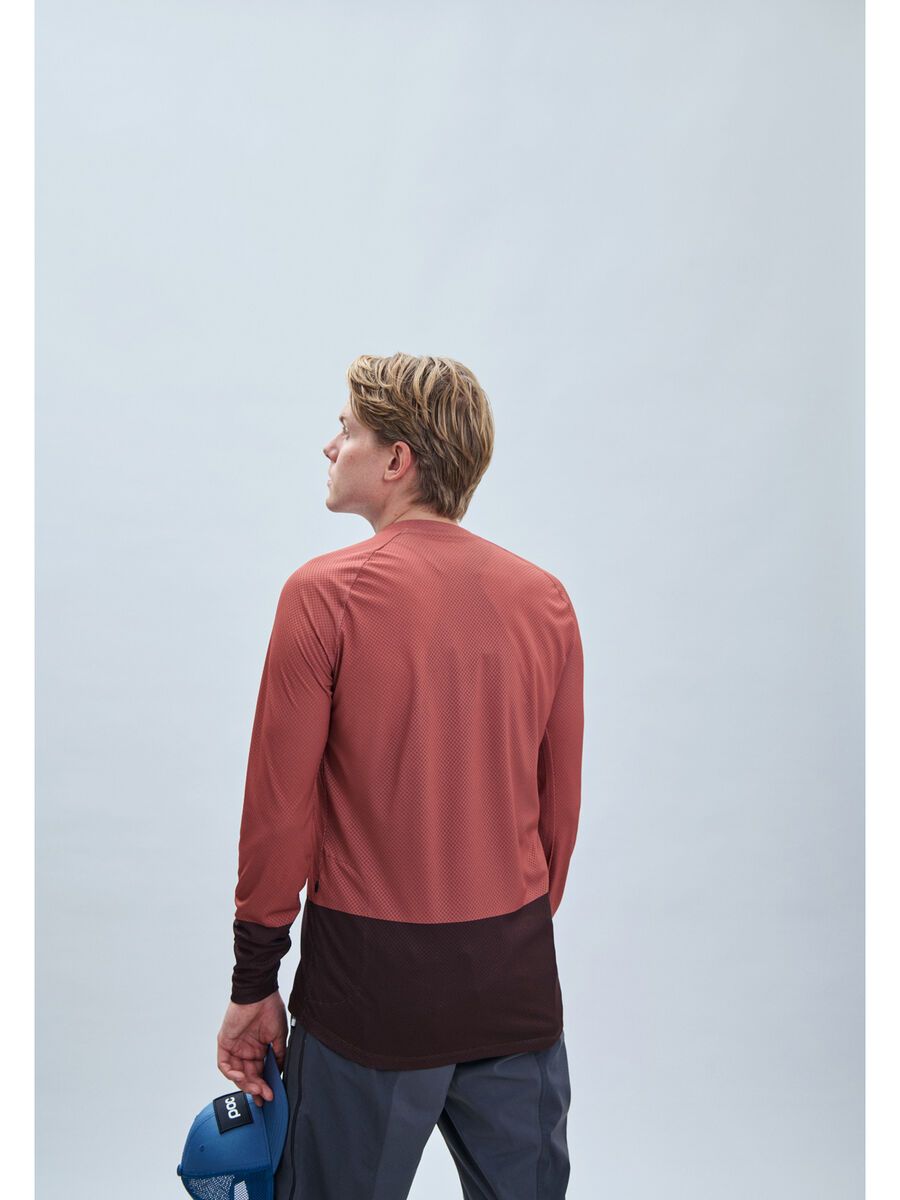 POC MTB Pure LS Jersey, himalayan salt/axinite brown - Bild 7