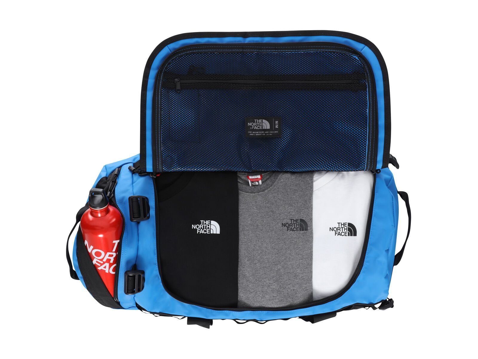 The North Face Base Camp Duffel - Medium, clear lake blue/tnf black - Bild 3