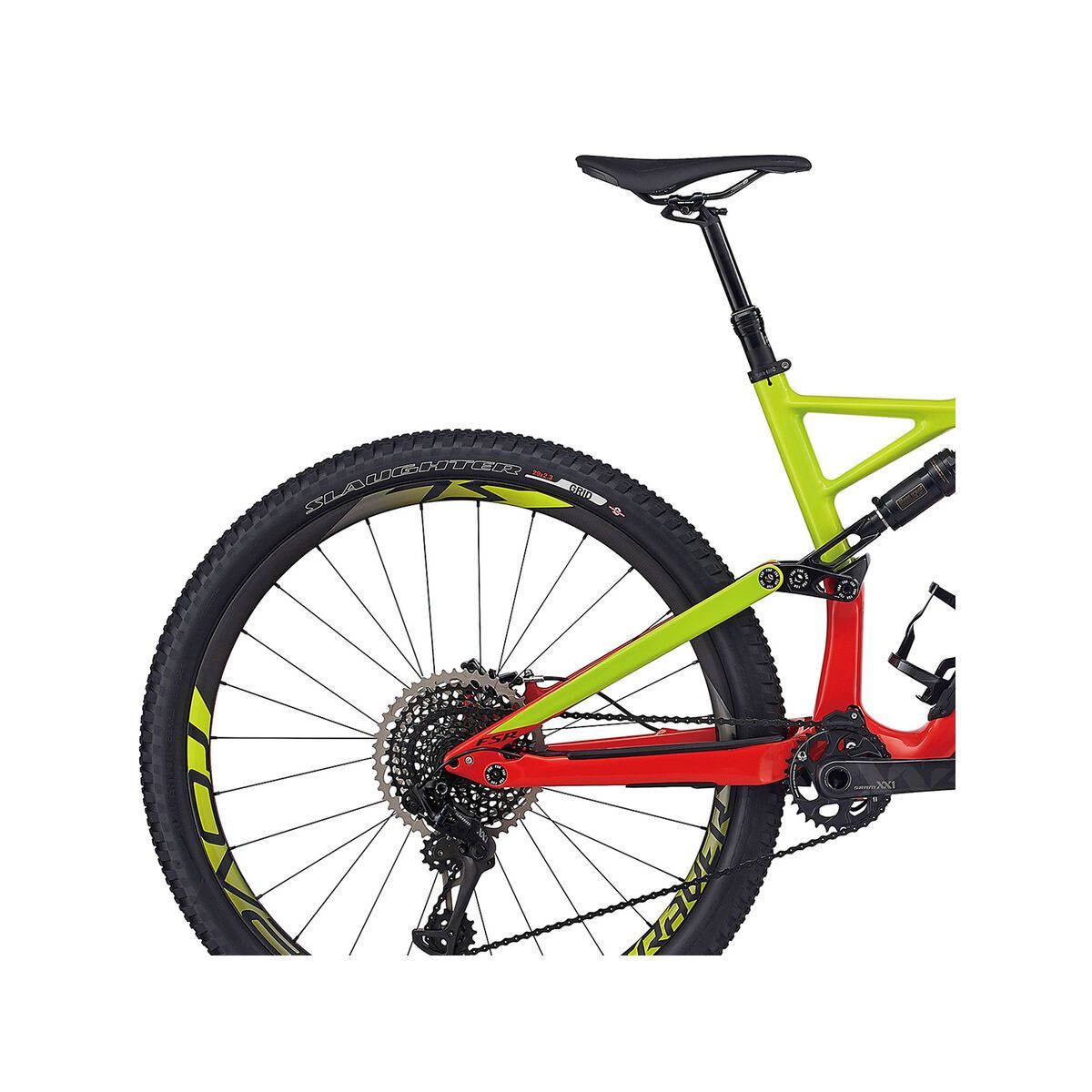 Specialized S-Works Enduro FSR Carbon 29/6Fattie, gloss nordic red/hyper green/black - Bild 5