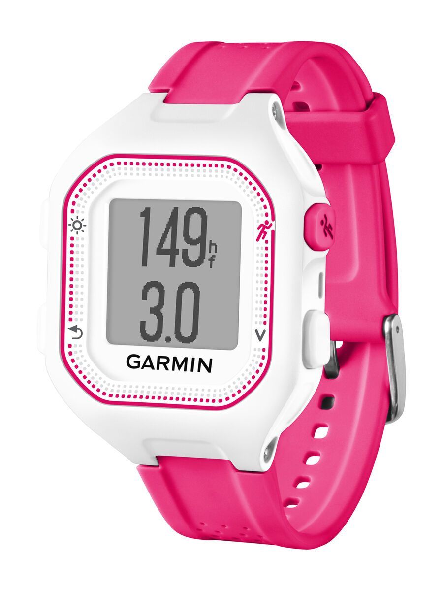 Garmin Forerunner 25 (mit Brustgurt), weiß/pink - Bild 1