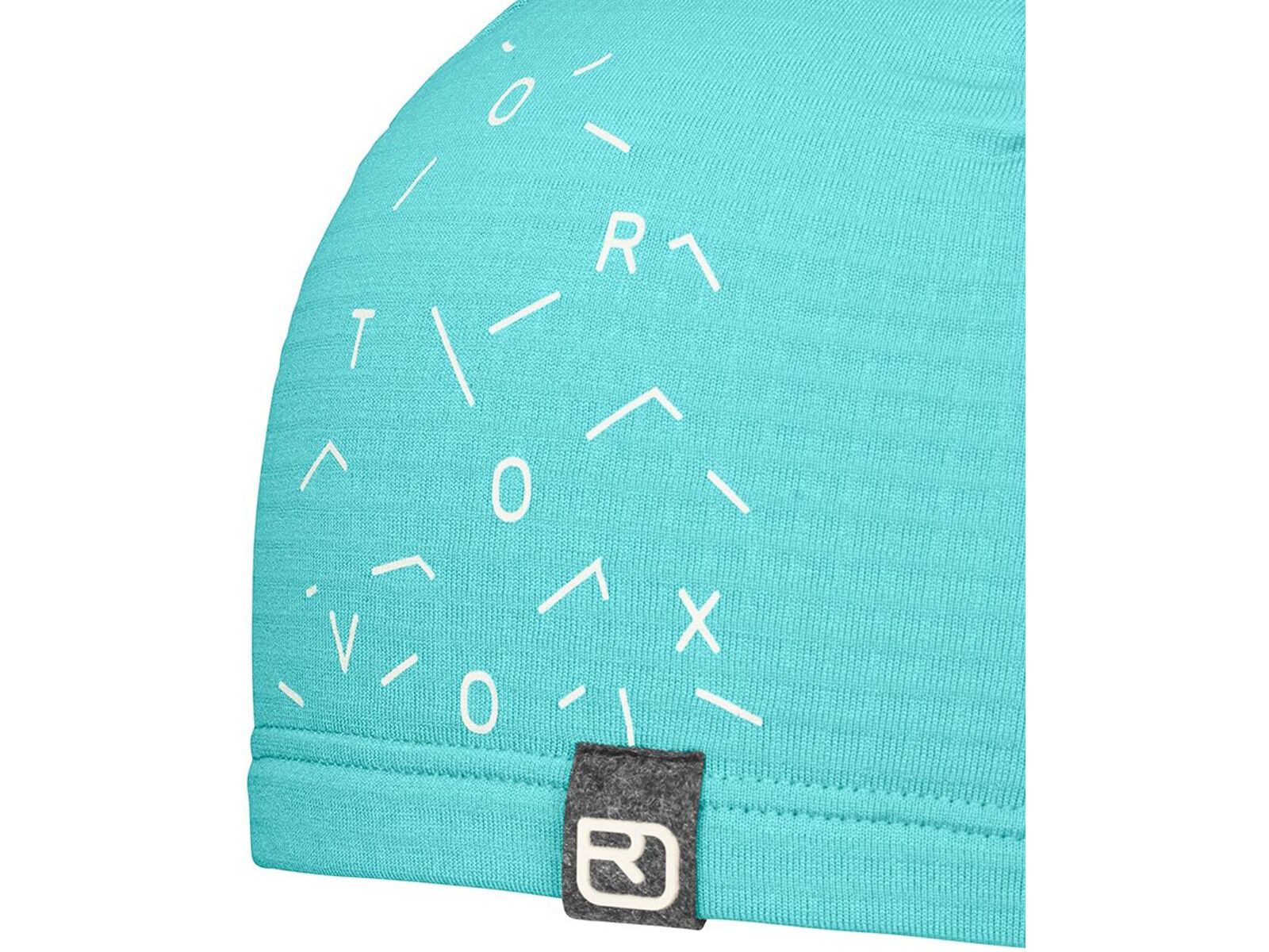 Ortovox Merino Fleece Light Grid Beanie, ice waterfall - Bild 2