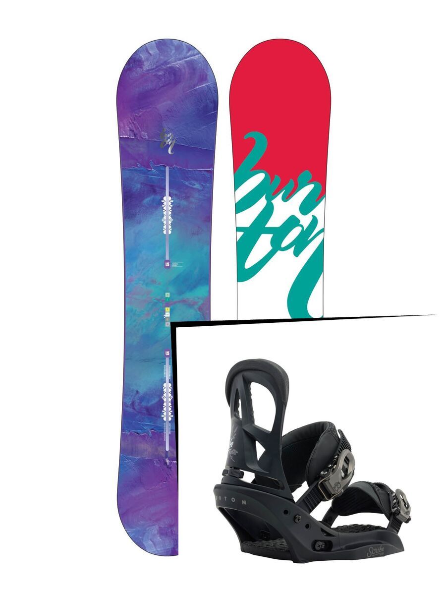 Set: Burton Feather 2015 +  Scribe EST (1191362S) - Bild 1