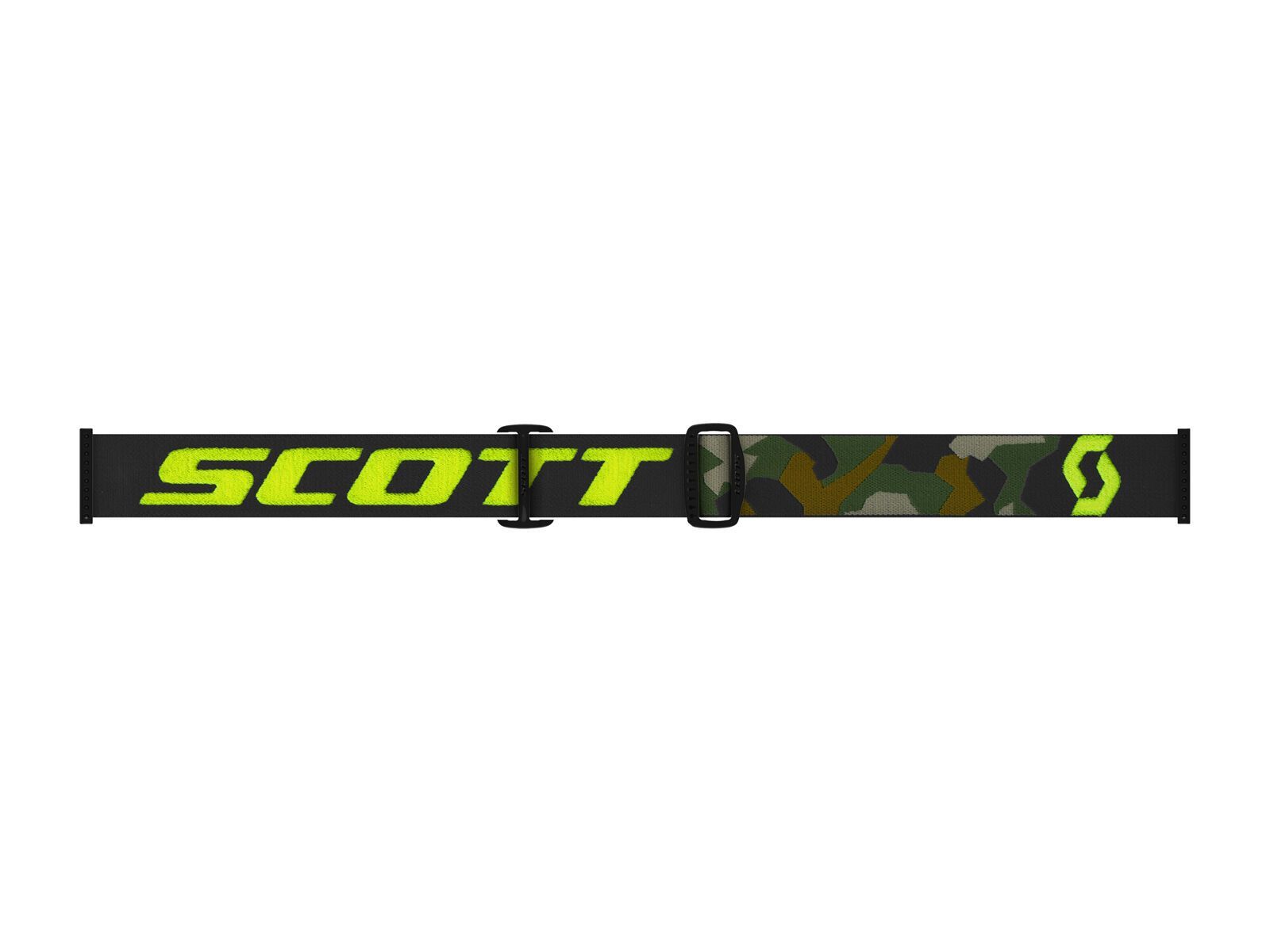 Scott Goggle Hustle MX, grey/fluo yellow/Lens: orange chrome - Bild 2