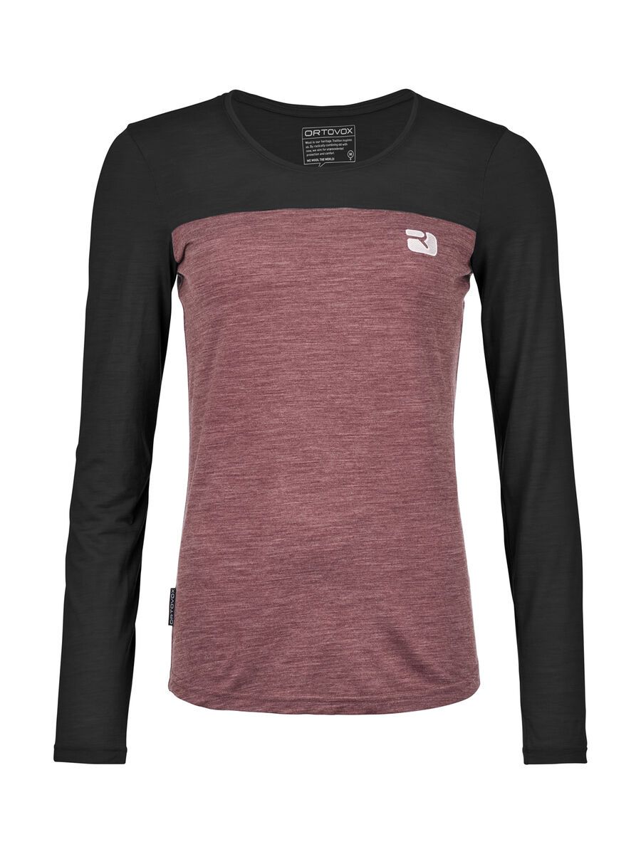 Ortovox 150 Merino Cool Logo LS W, black raven - Bild 1