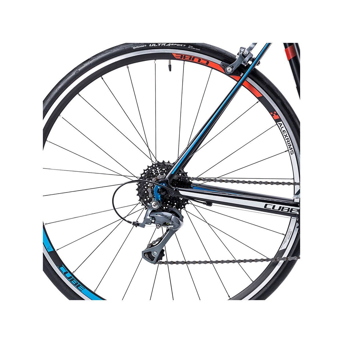 Cube Peloton, black/red/blue - Bild 4