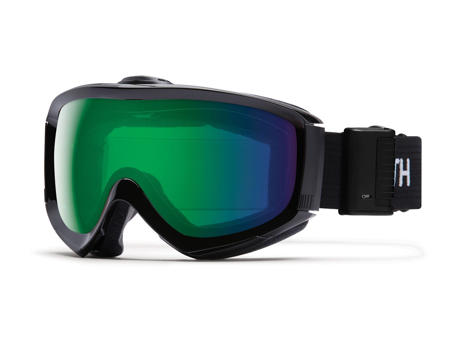 Smith Prophecy Turbo Fan, black/Lens: chromapop everyday green mirror - Bild 1