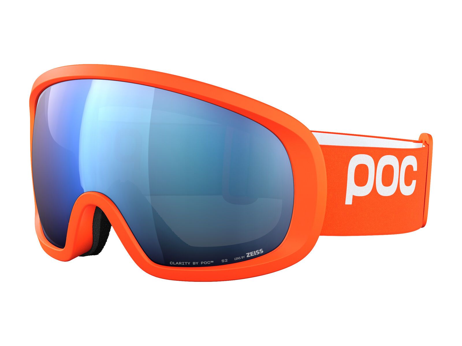 POC Fovea Mid, Clarity Hi. Int. Partly Sunny Blue / zink orange - Bild 1