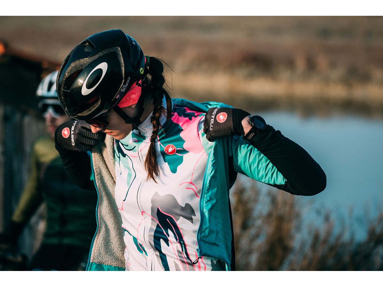 Castelli Unlimited W Thermal Jersey, silver gray/flowers - Bild 11