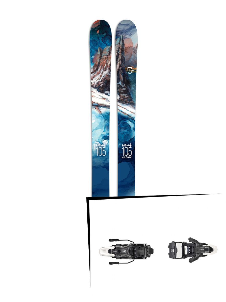 Set: Icelantic Nomad 105 2017 + Atomic Shift MNC 13 (2193921) - Bild 1