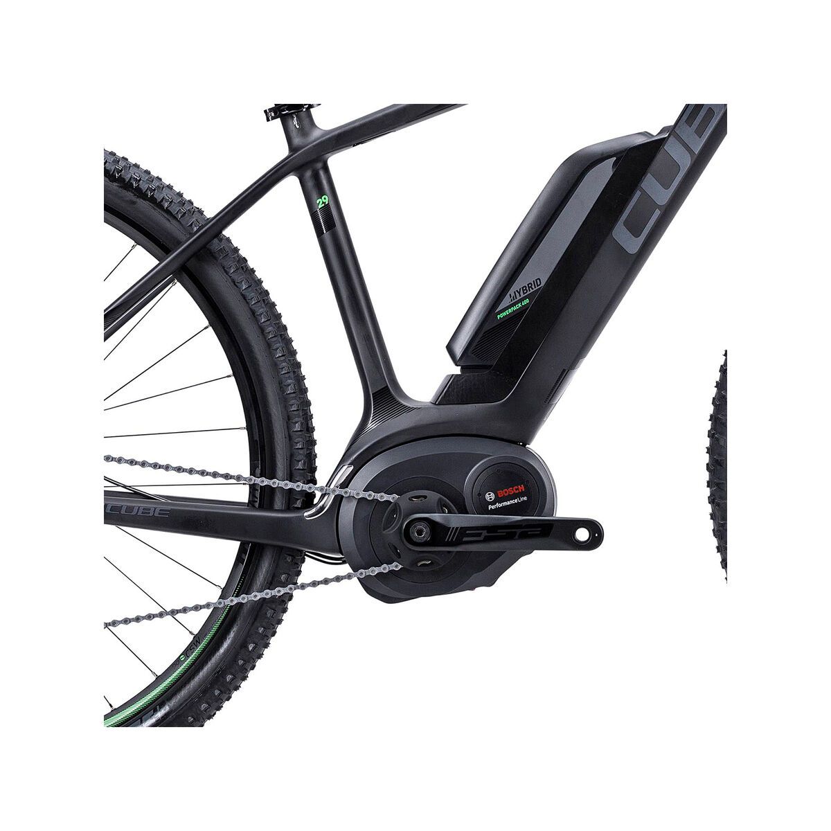 Cube Elite Hybrid HPC SL 29, black/green - Bild 3