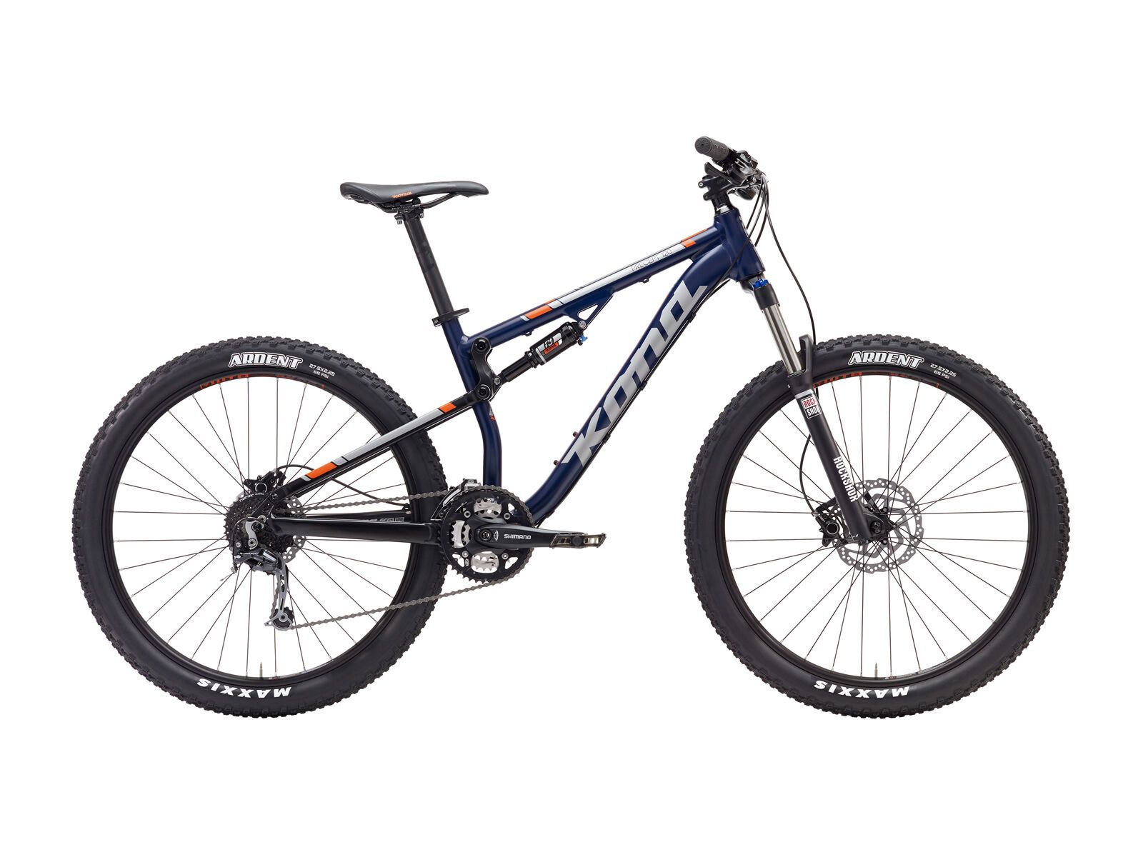 Kona Precept 120, matt navy/silver/orange - Bild 1