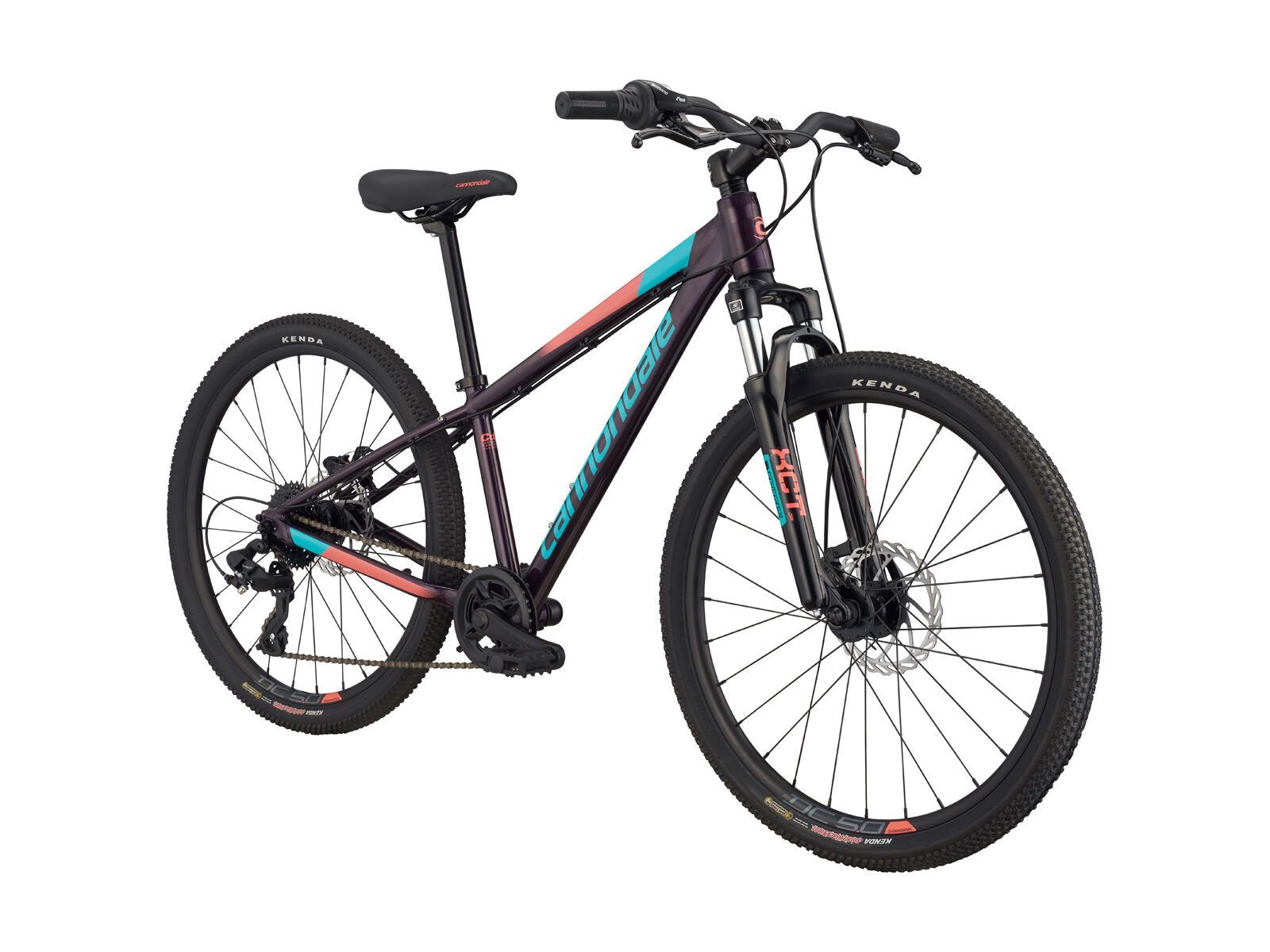 Cannondale Trail 24 Girl's, galaxy w/ turquoise and coral, gloss (gxy) - Bild 2