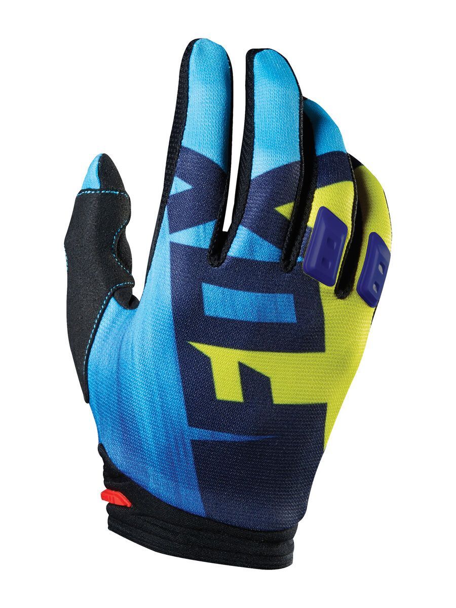 Fox Dirtpaw Vandal Glove, yellow/blue - Bild 1