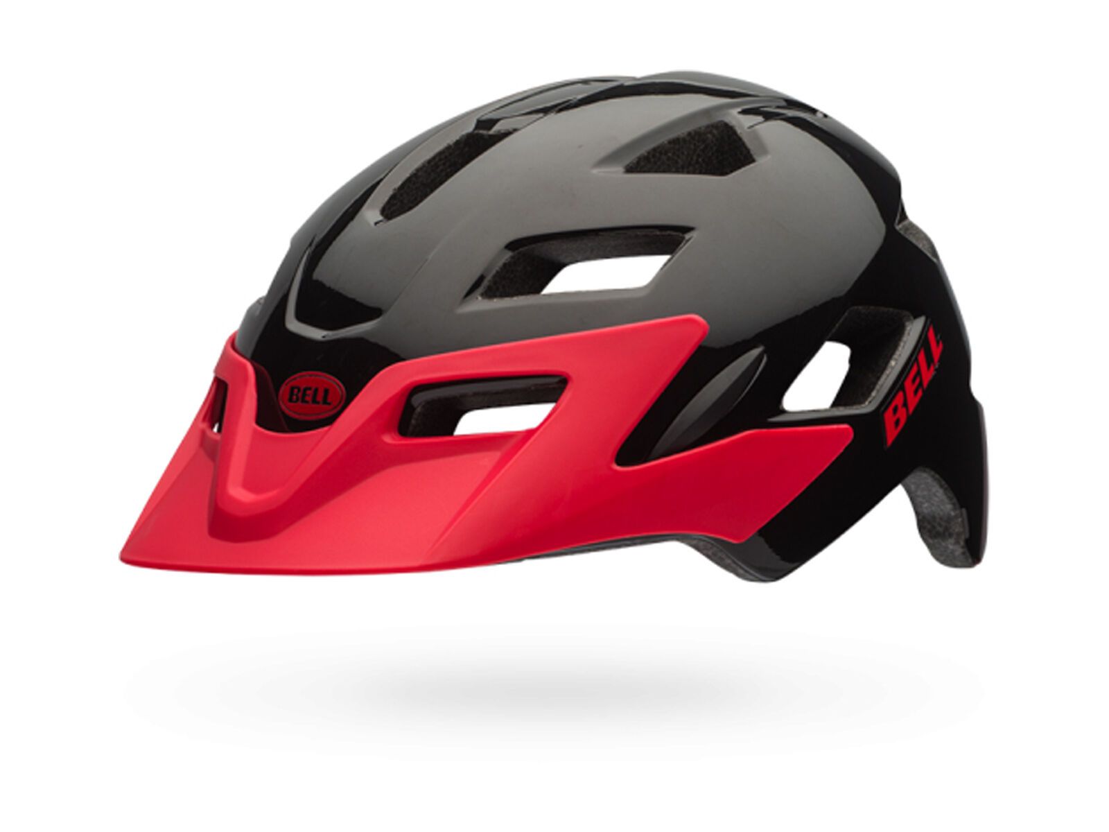 Bell Sidetrack Youth MIPS, black/red echo - Bild 2