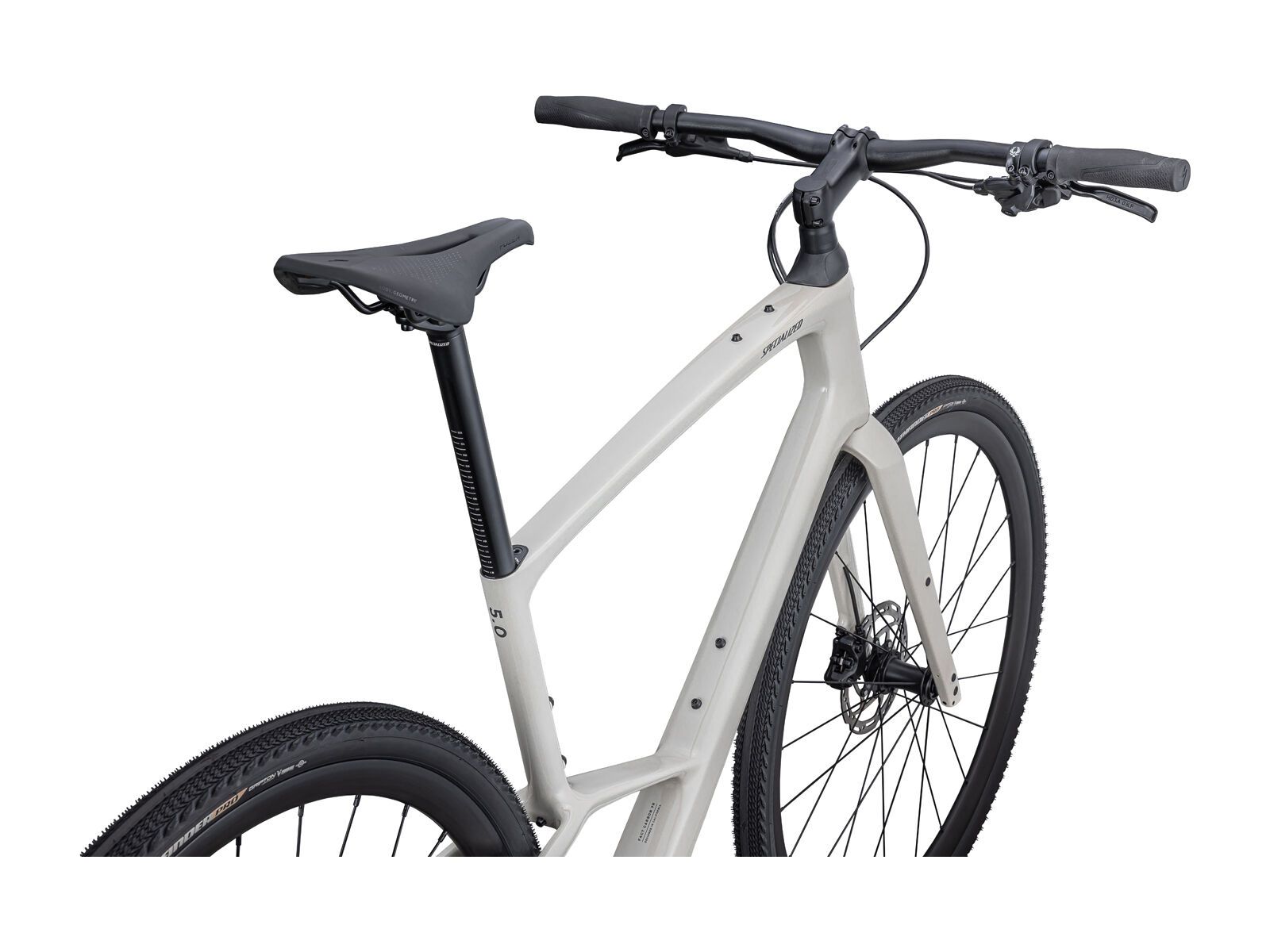 Specialized Sirrus X 5.0, gloss white mtns/gunmetal/satin white mtns refl. - Bild 4