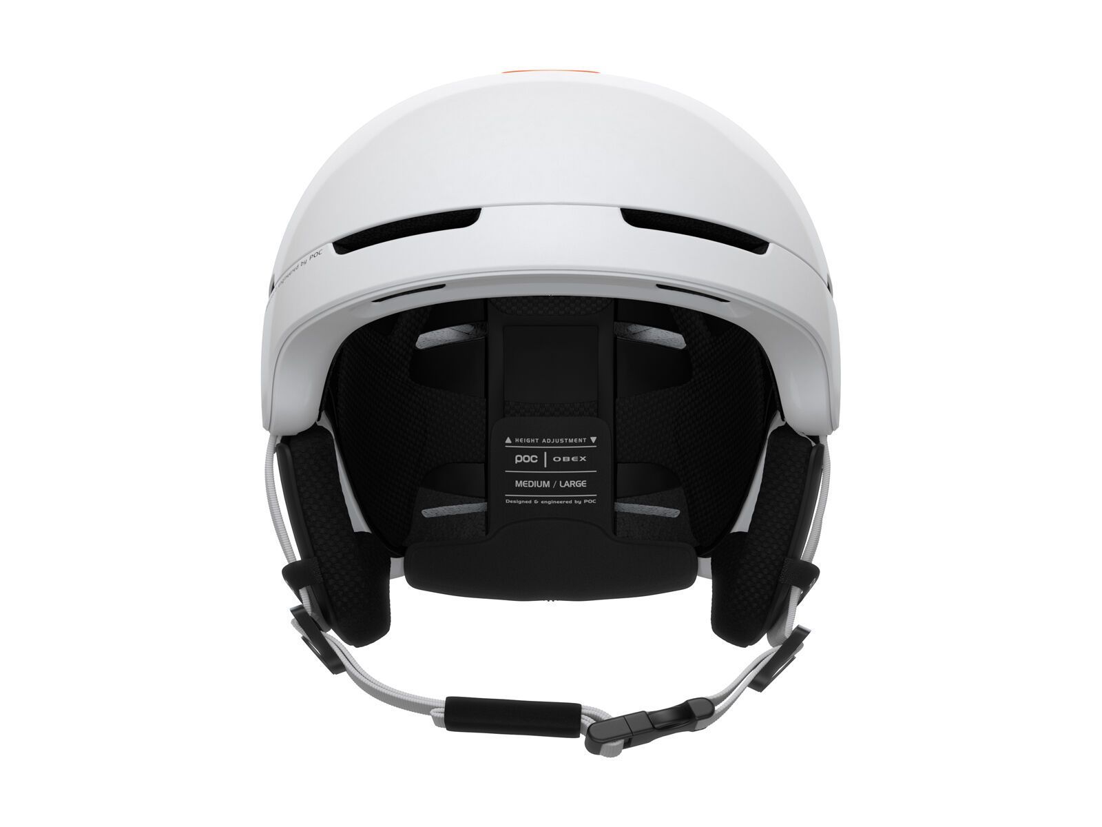 POC Obex BC MIPS AVIP, hydrogen white/fluo orange - Bild 2