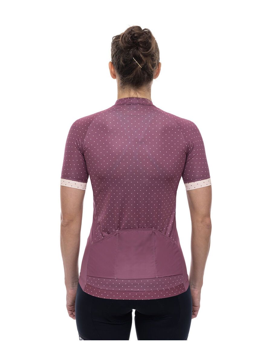 Cube ATX WS Trikot Half Zip CMPT kurzarm, berry - Bild 4