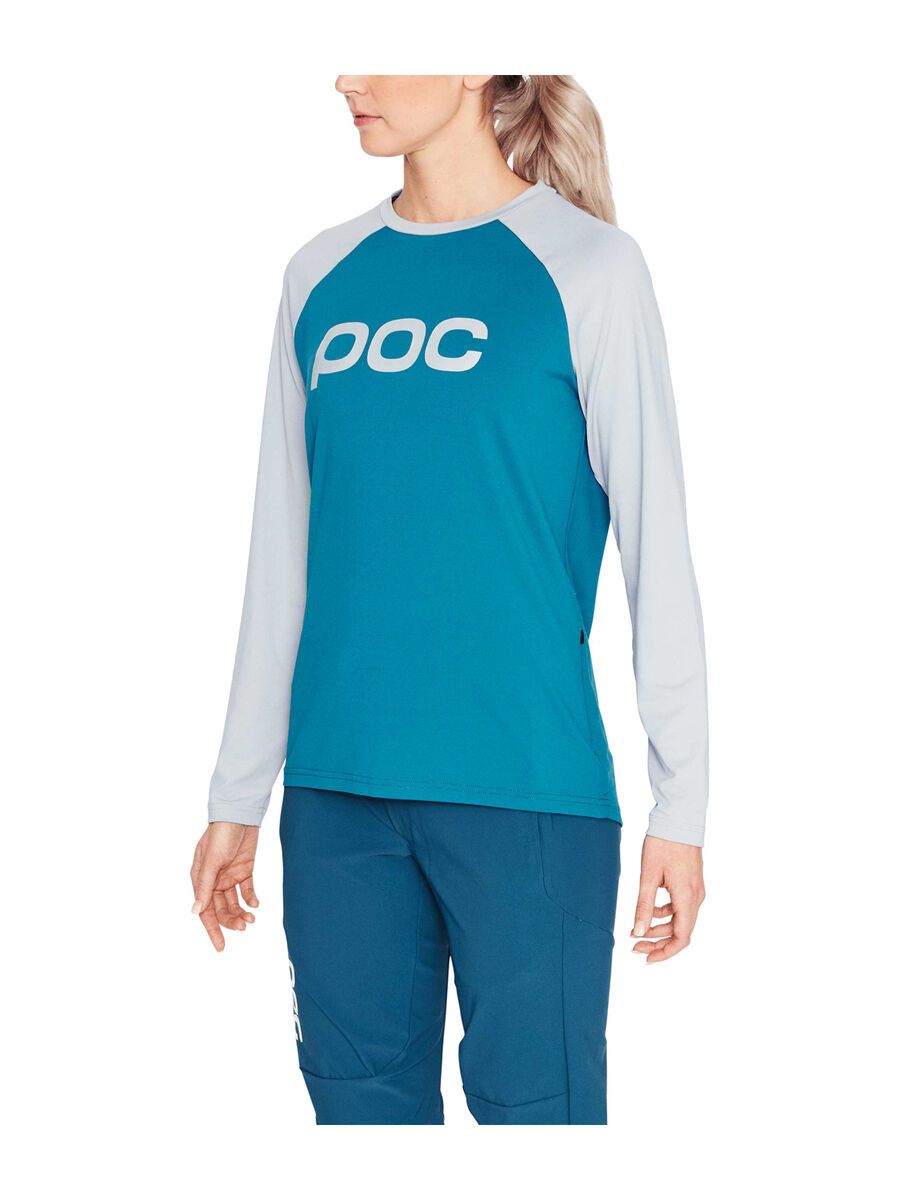 POC Essential MTB Women's Jersey, antimony blue/oxolane grey - Bild 1