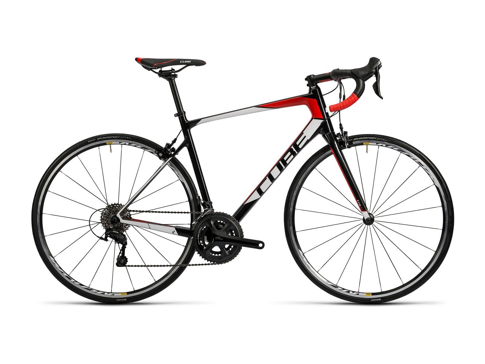 Cube Attain GTC, carbon´n´red - Bild 1