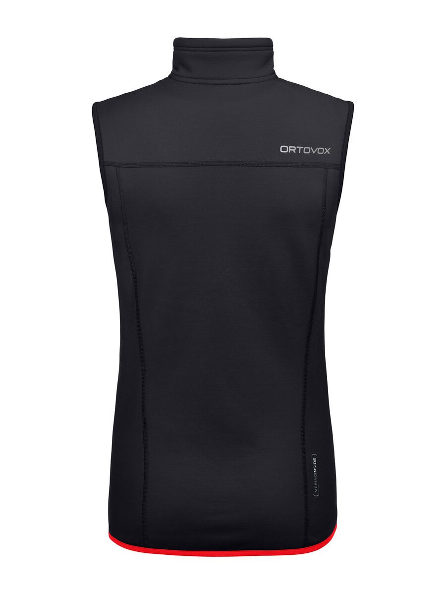 Ortovox Merino Fleece Vest W, black raven - Bild 2