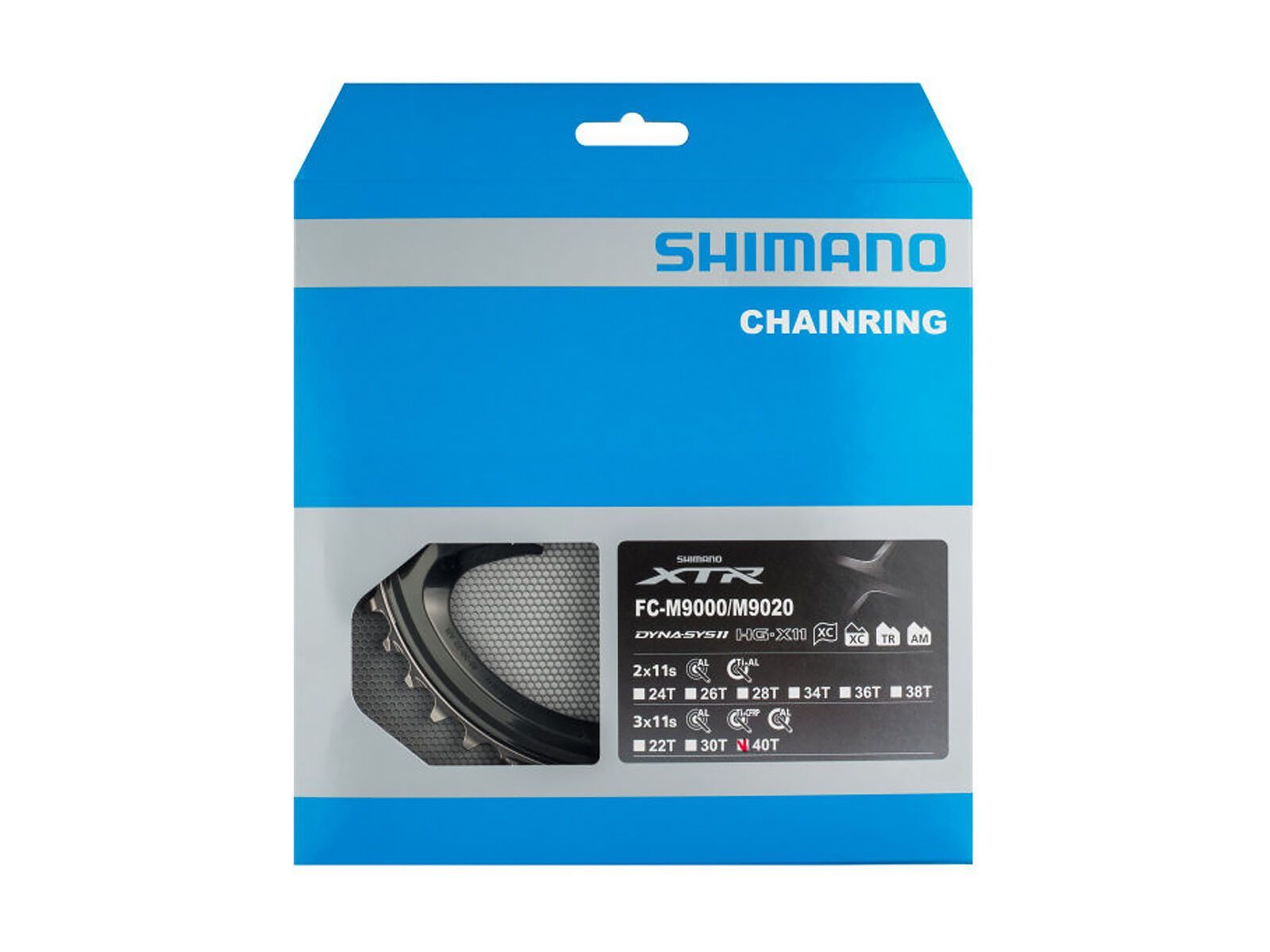 Shimano XTR FC-M9020 Kettenblatt - 3x11 / 96 mm LK / Außen - Bild 1
