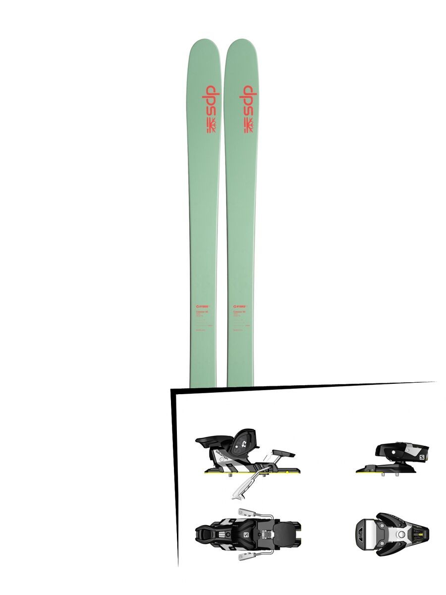 DPS Skis Set: Cassiar 95 Hybrid T2 2016 + Salomon STH2 WTR 13 - Bild 1