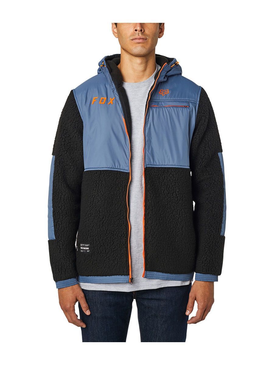 Fox Dayton Zip Fleece, blue steel - Bild 7