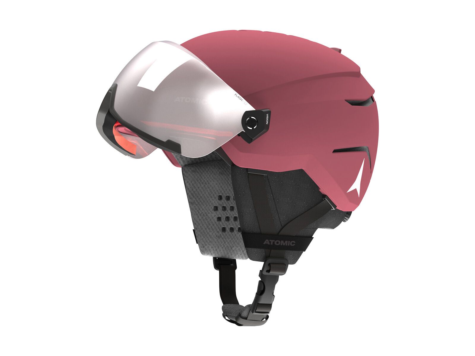 Atomic Savor Visor JR, Silver Flash / maroon - Bild 2