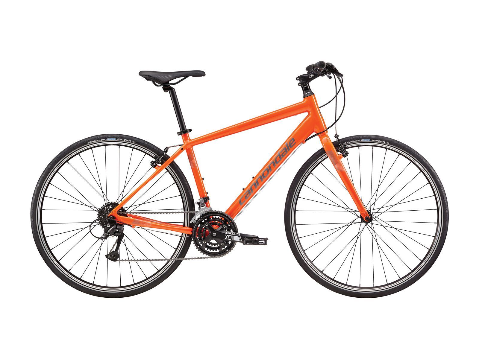 Cannondale Quick 6, hazard orange w/ charcoal gray and fine silver, reflective detail, gloss - ORG - Bild 1