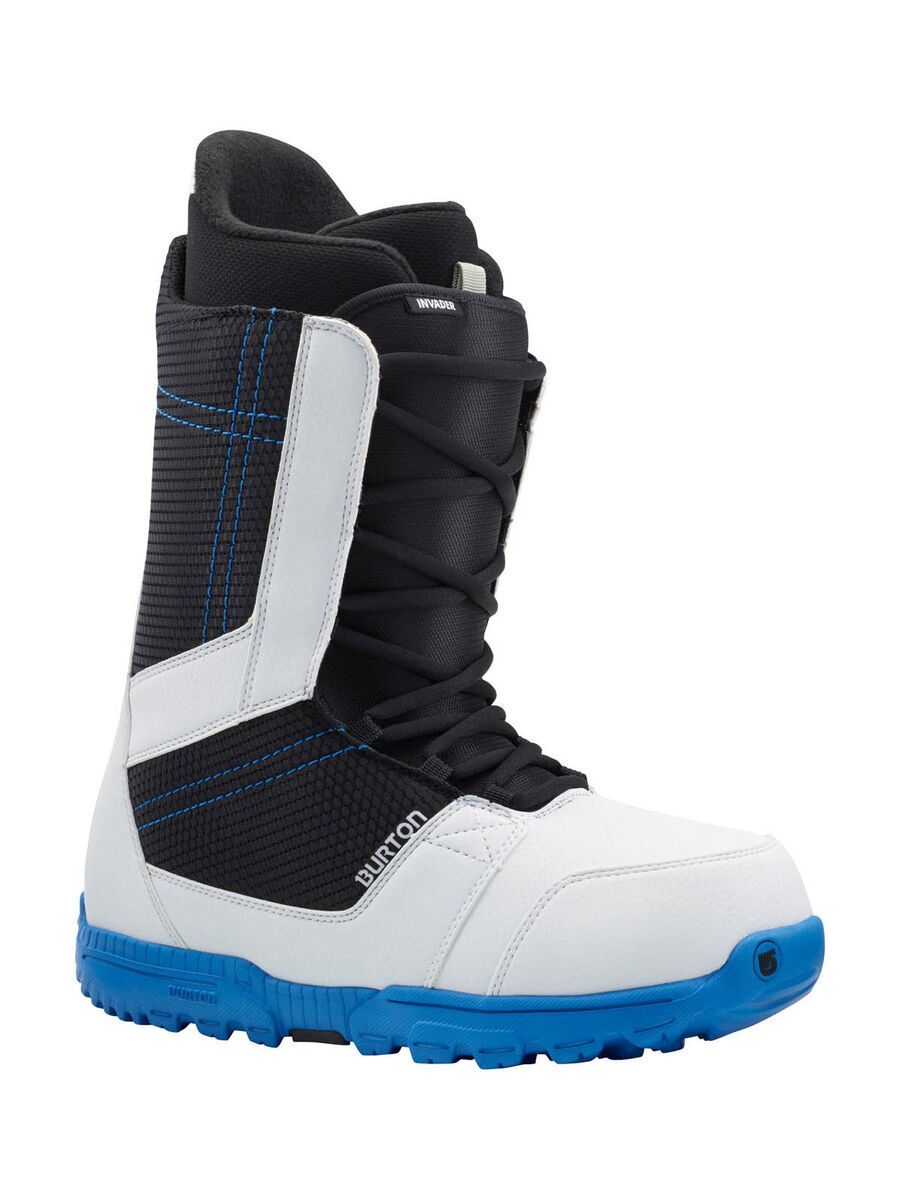 Burton Invader, White/Black/Blue - Bild 1
