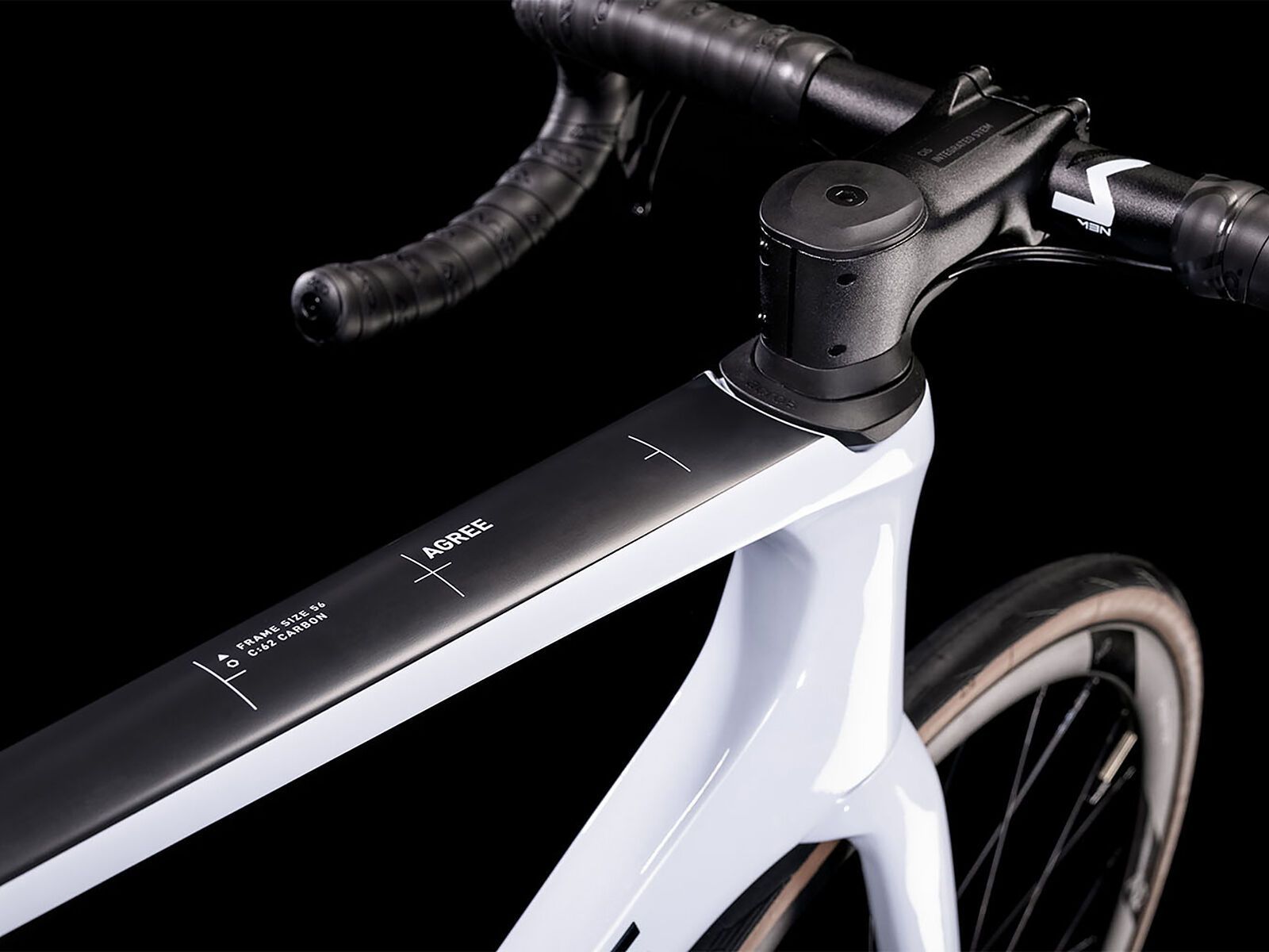 Cube Agree C:62, flashwhite´n´carbon - Bild 2