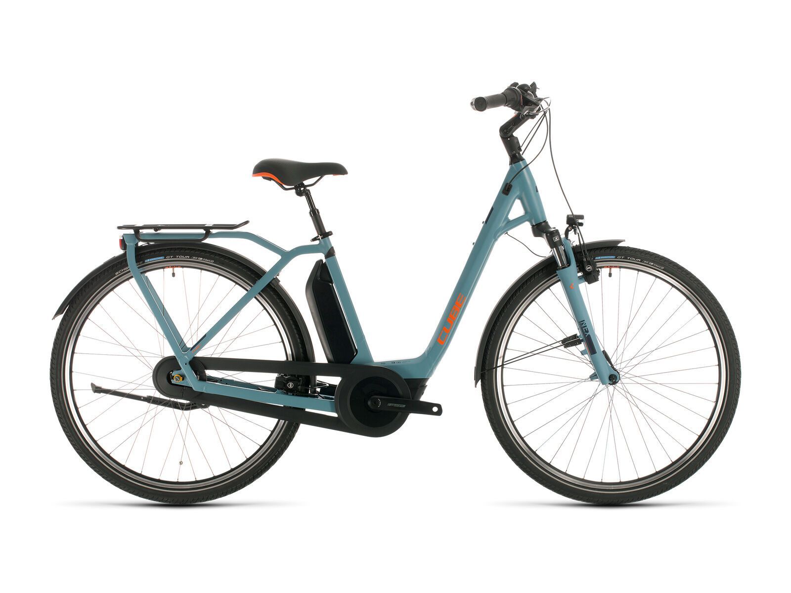 Cube Town Hybrid Pro RT 500, blue´n´orange - Bild 1