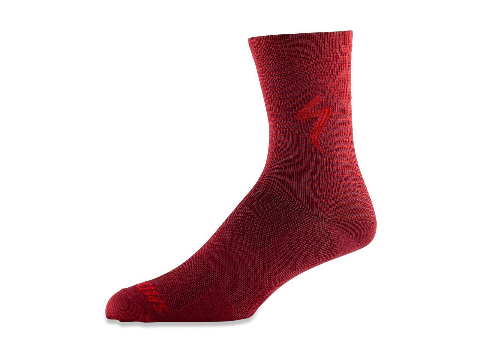 Specialized Soft Air Road Tall Sock, crimson/rocket red arrow - Bild 2