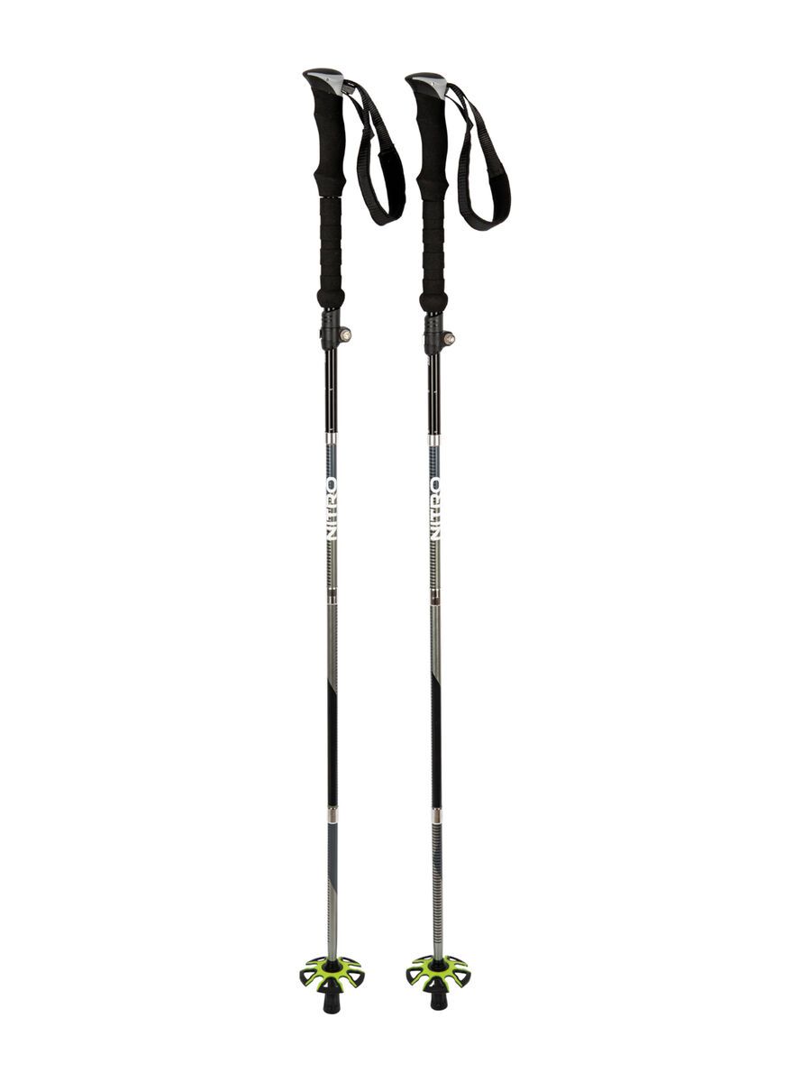 Nitro Foldable Poles, black-grey-green - Bild 1