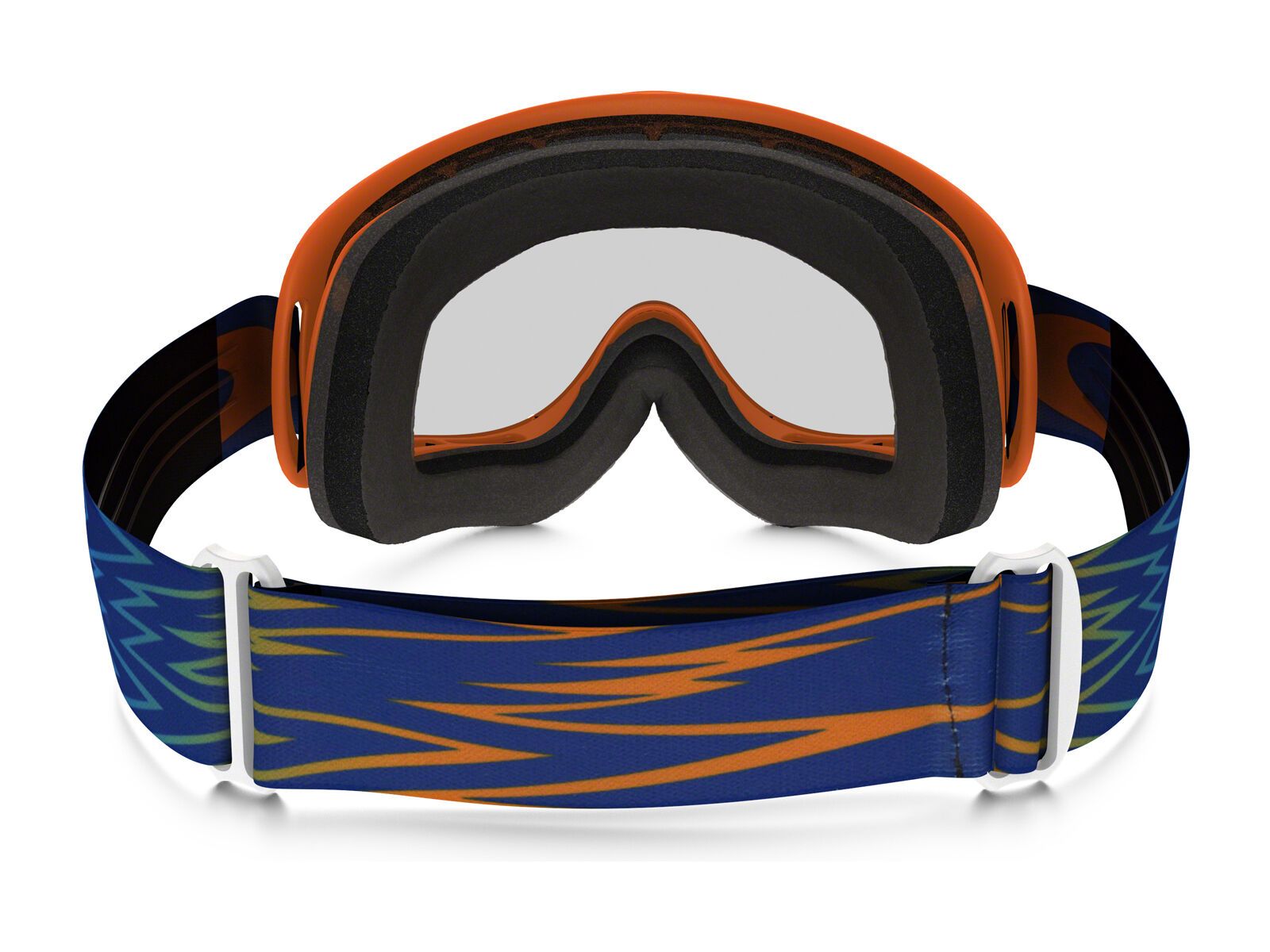 Oakley XS O Frame MX, shockwave orange/blue/Lens: clear - Bild 3