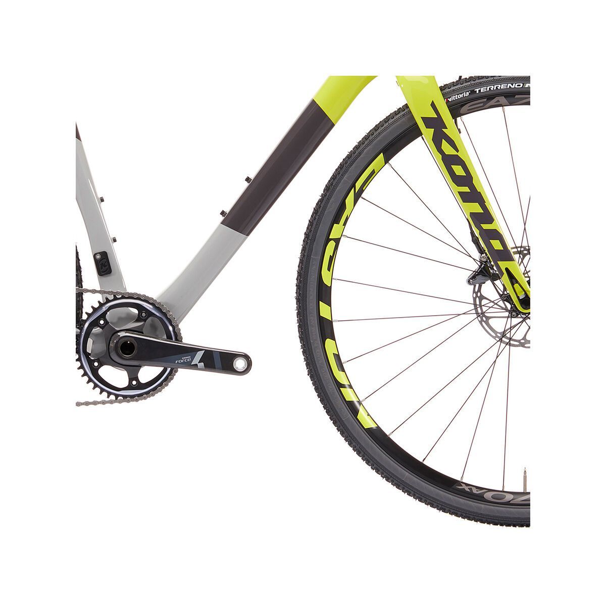 Kona Super Jake, gloss gray, charcoal, & yellow w/ charcoal & yellow decals - Bild 4