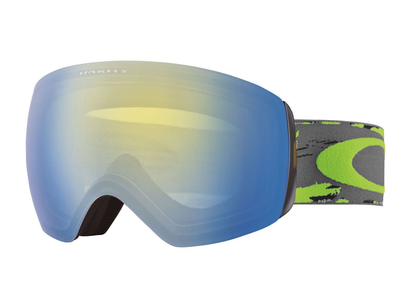 Oakley Flight Deck, slasher green gunmetal/Lens: hi yellow iridium - Bild 1