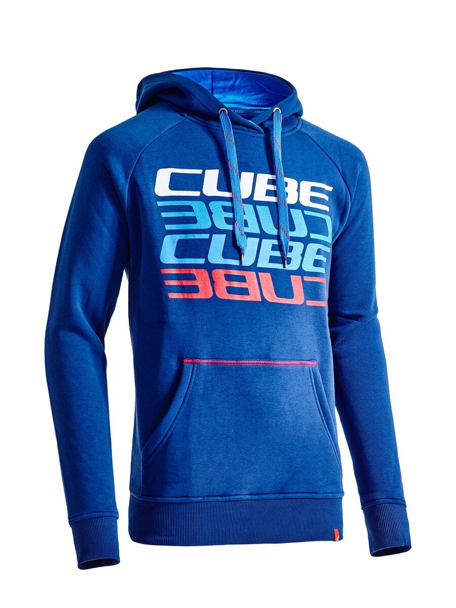 Cube Hoody Cube Mirrored Letters, dark blue - Bild 1