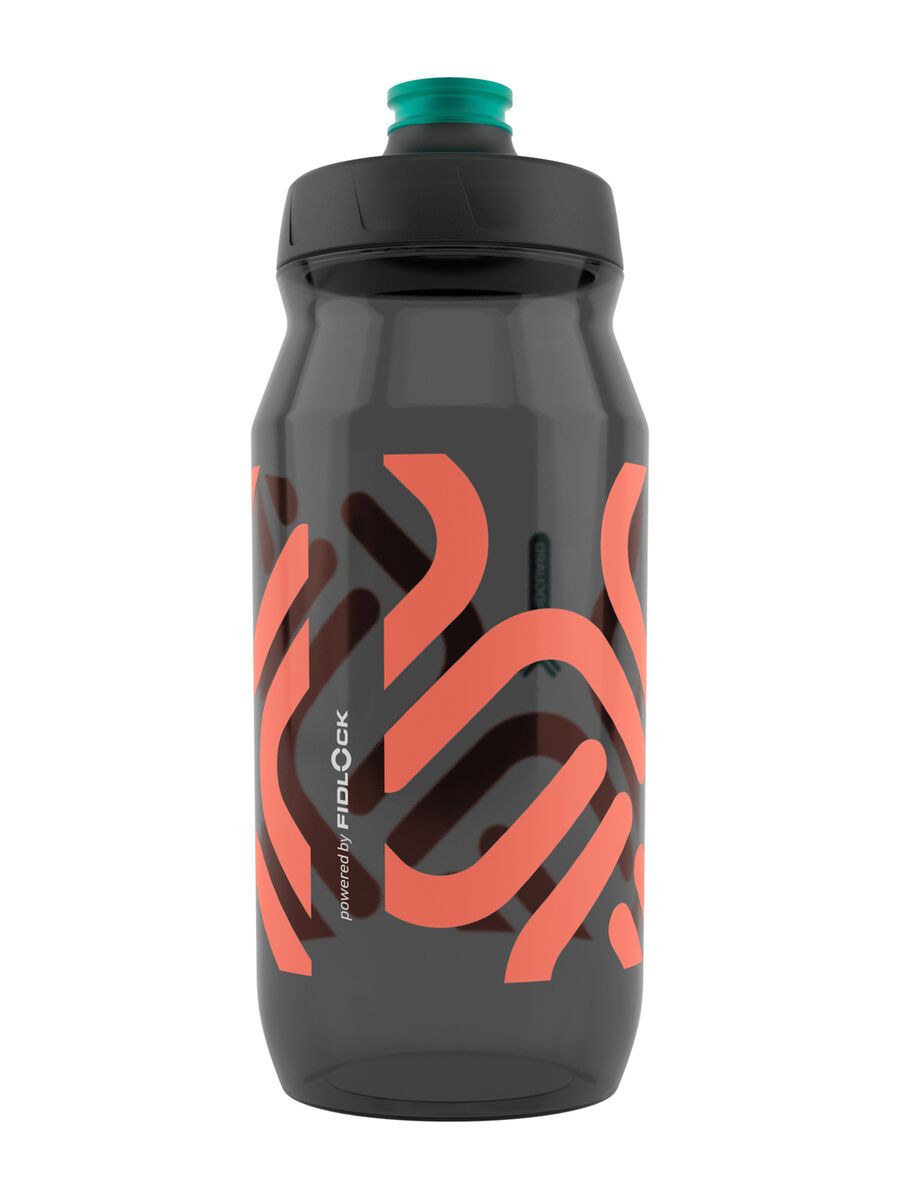 Fidlock Fidguard Bottle 600 Antibacterial, transparent black/coral red - Bild 2