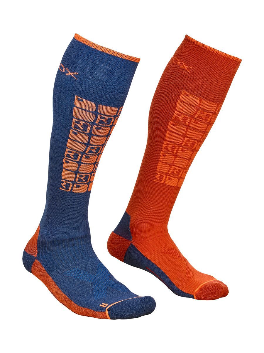 Ortovox Merino Ski Compression Socks M, night blue - Bild 1