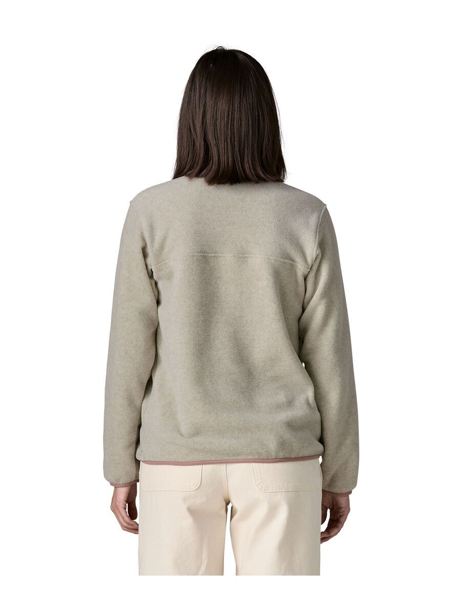 Patagonia Women's Lightweight Synchilla Snap-T Pullover, oatmeal heather w/moonrise taupe - Bild 7