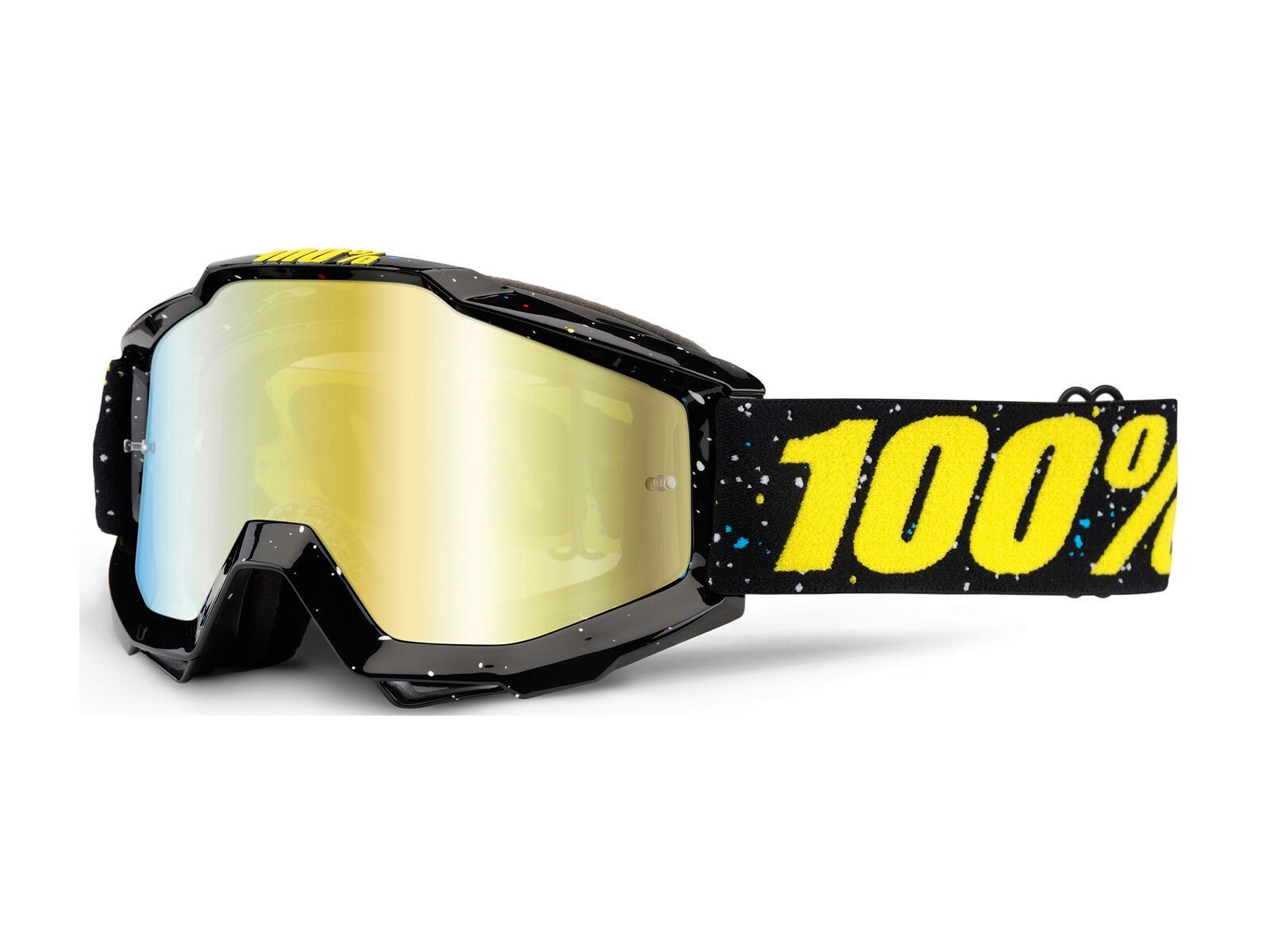 100% Accuri inkl. Wechselscheibe, skylar black/Lens: mirror gold - Bild 1