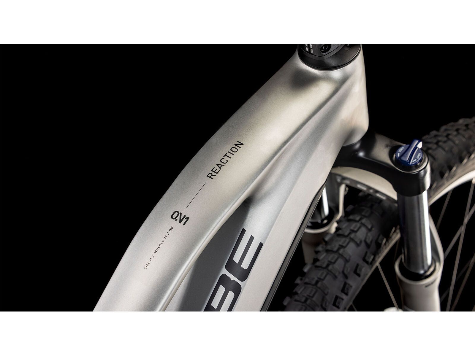 Cube Reaction Hybrid One 600 Trapeze 27.5, silver´n´black - Bild 2