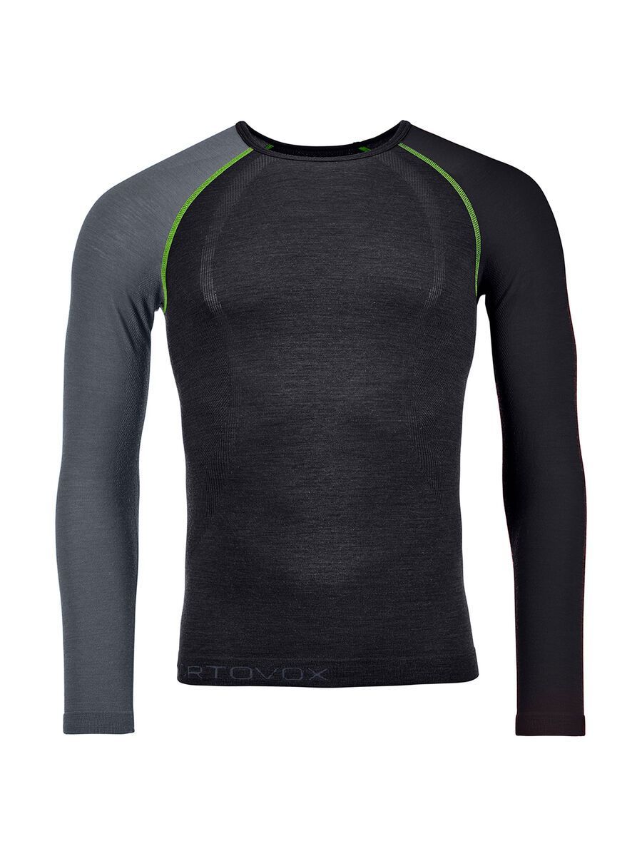 Ortovox 120 Merino Comp Light Long Sleeve M, black raven - Bild 1